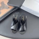 Chanel 2024/25 Metiers d art Sandals Shiny Black G46538 B20968 94305 - Image 5