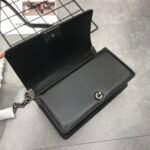 Chanel Boy Chevron Medium Handbag In Silver Black 25cm - Image 7