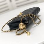 Chanel Classic Wallet On Chain Black 19cm - Image 5