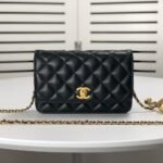 Chanel Classic Wallet On Chain Black 19cm - Image 10