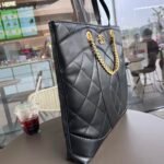 Chanel CC Shopping Bag Black 37cm - Image 4