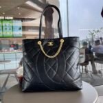 Chanel CC Shopping Bag Black 37cm - Image 3