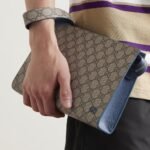 Gucci GG Pouch With GG Detail Beige And Ebony 26Cm 768255 FACQC 9751 - Image 5