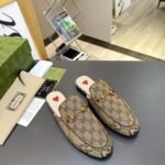 Gucci Women’s Princetown Slipper Beige And Ebony GG Canvas 475094 UKO60 2588 - Image 4