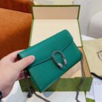 Gucci Dionysus Mini Chain Bag Green 20cm 401231 CAOGX 3120 - Image 2