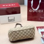 Gucci Mercato Small Tote Bag Sand And Brown GG Canvas 25cm 866646 FAFV2 9651 - Image 5