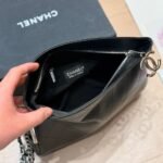 Chanel Ultimate Soft Hobo Bag Silver Hardware Black 38Cm - Image 5