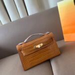 Hermès Kelly Pochette Mississippi Tabac Camel 22cm - Image 2