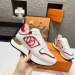 Louis Vuitton Neo Run Away Sneaker White And Red - Image 4