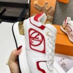 Louis Vuitton Neo Run Away Sneaker White And Red - Image 3
