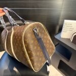 Louis Vuitton Keepall Bandoulière 50 Monogram Canvas Light Yellow 45cm - Image 3