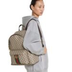 Gucci Ophidia Medium Backpack Beige And Dark Brown 41Cm 834466 FAEOJ 9747 - Image 9