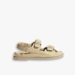 Chanel Sandal Shiny Beige G35927 B20276 U0450