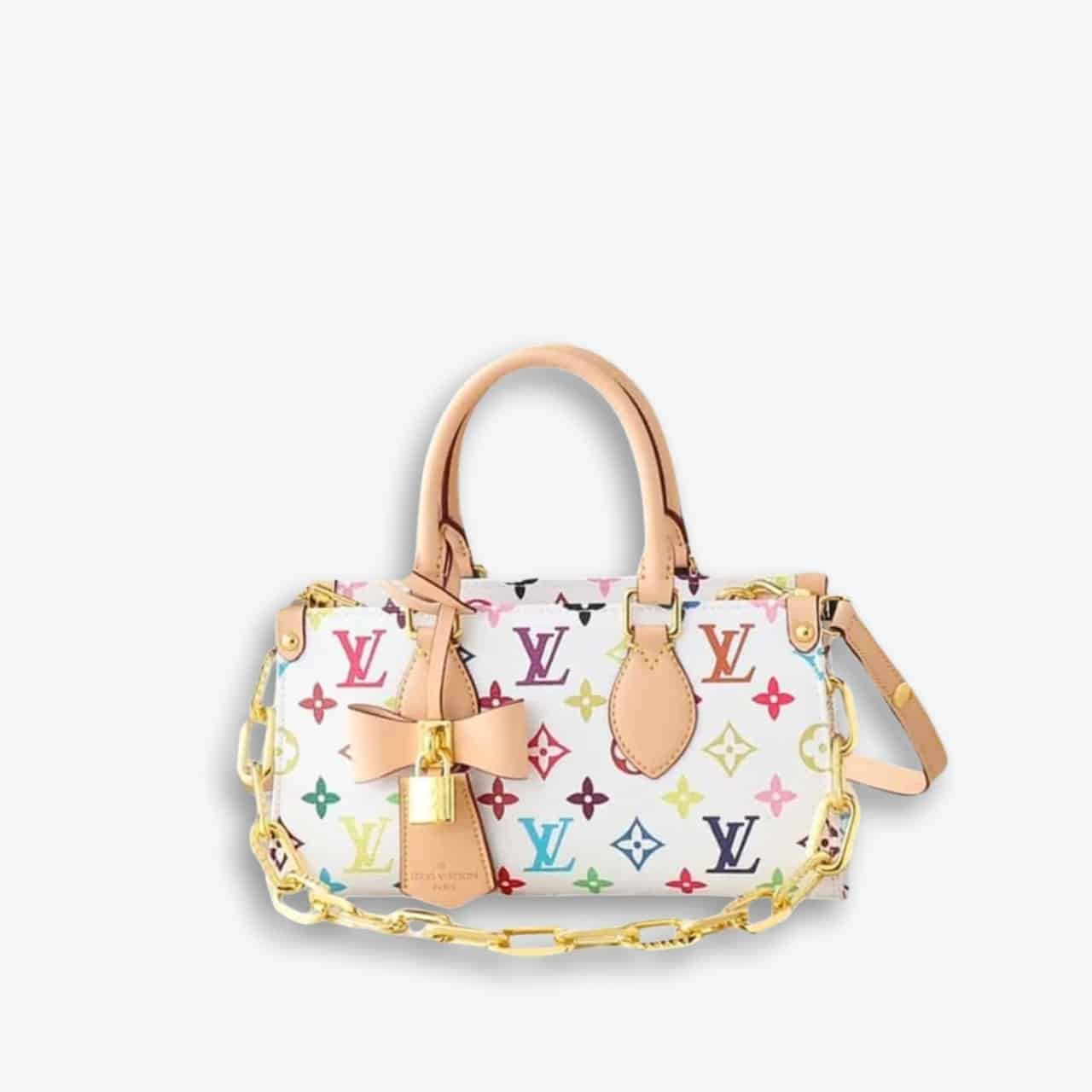 ELEGOUS-Product-Image-8-1 Louis Vuitton X Takashi Murakami Onthego East West White 25cm - Image 1