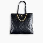 Chanel CC Shopping Bag Black 37cm