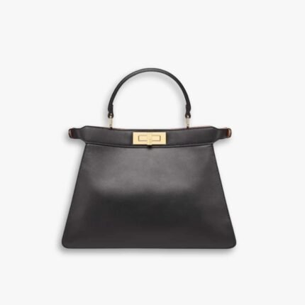 Fendi Peekaboo ISeeU Petite Bag Black 27cm