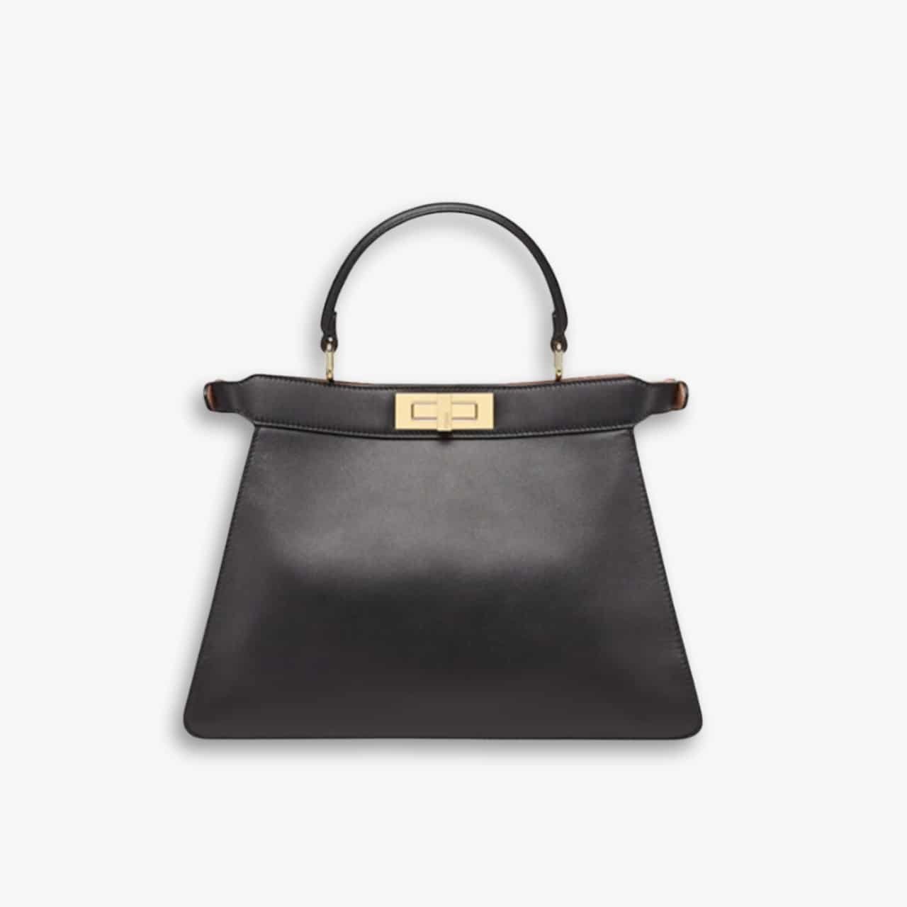 ELG_FDB1030 Fendi Peekaboo ISeeU Petite Bag Black 27cm - Image 1
