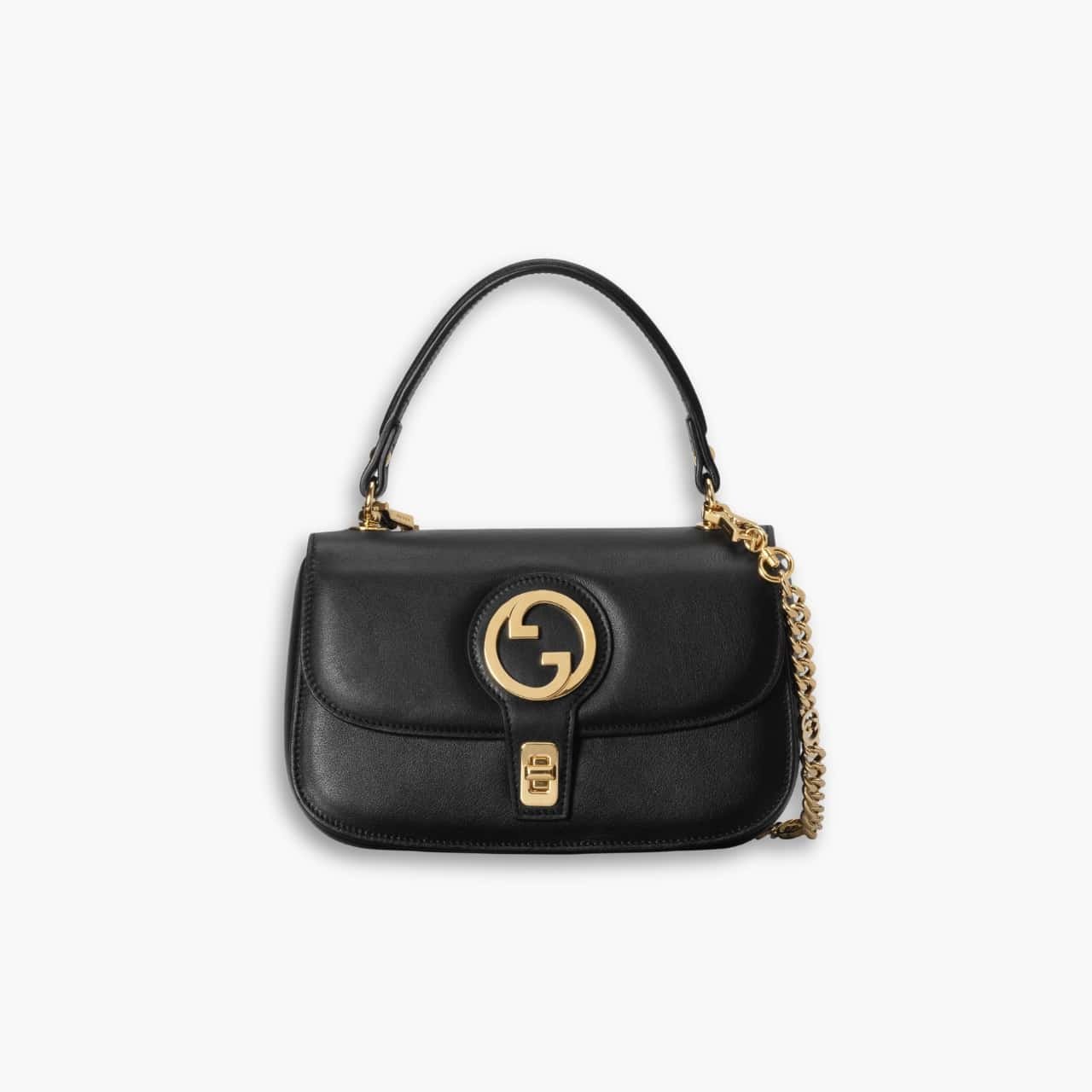 ELG_GCB1008-1 Gucci Blondie Top Handle Black 23cm 735101 UXX0G 1000 - Image 1