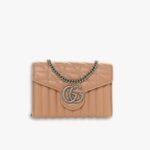 Gucci Marmont Mini Matelasse Bag Beige 20cm