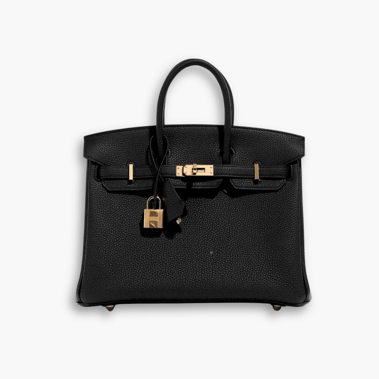 ELG_HMB1042 Hermes Birkin 25 Bag Togo Black 25cm - Image 1