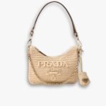 Prada Re Edition Crochet Bag Natural 22cm 1BC204 2M2T F0018 V JUO