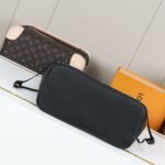 Louis Vuitton Neverfull MM Monogram Empreinte Black 31cm M58907 - Image 7