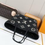 Louis Vuitton Neverfull MM Monogram Empreinte Black 31cm M58907 - Image 5