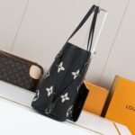 Louis Vuitton Neverfull MM Monogram Empreinte Black 31cm M58907 - Image 4