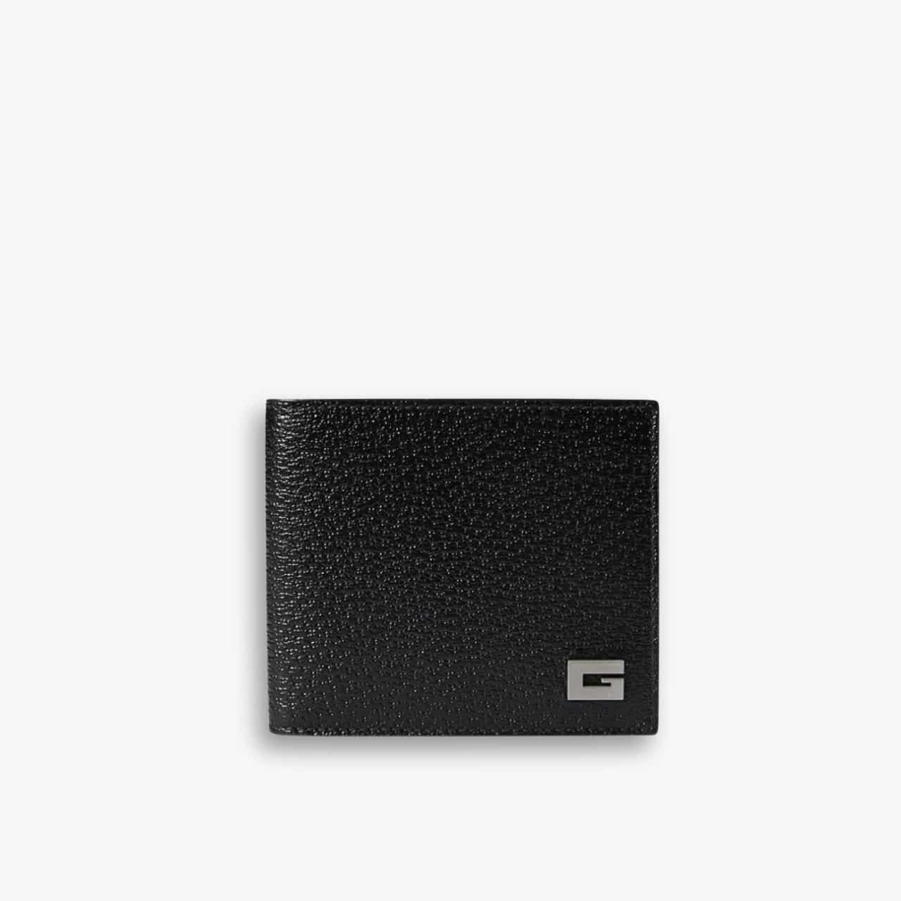 ELG_LVB1013-18 Gucci Initial G Black Short Wallet Black11cm - Image 1