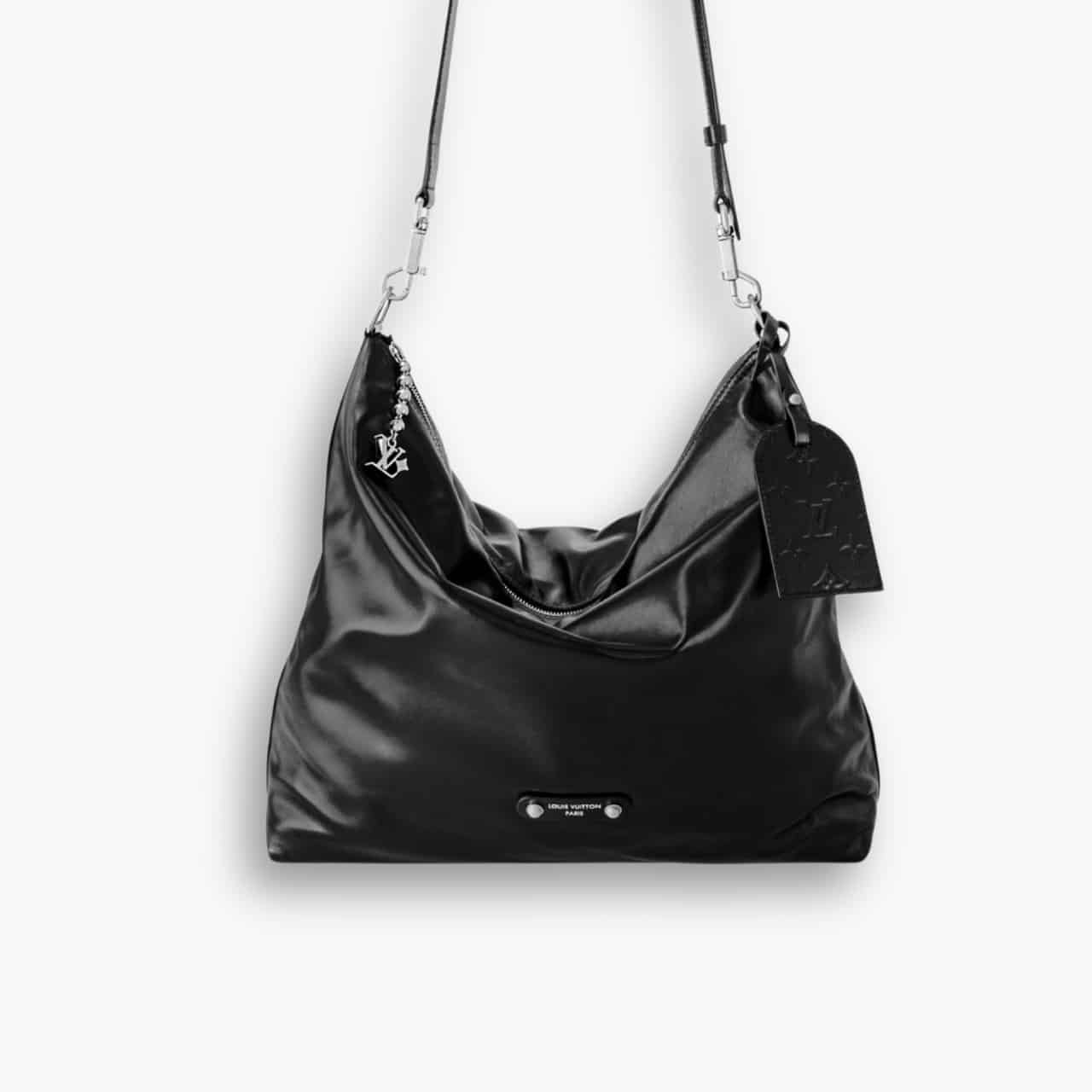 ELG_LVB1016-1 Louis Vuitton Vagabond Hobo LV Night Black 48Cm M13986 - Image 1