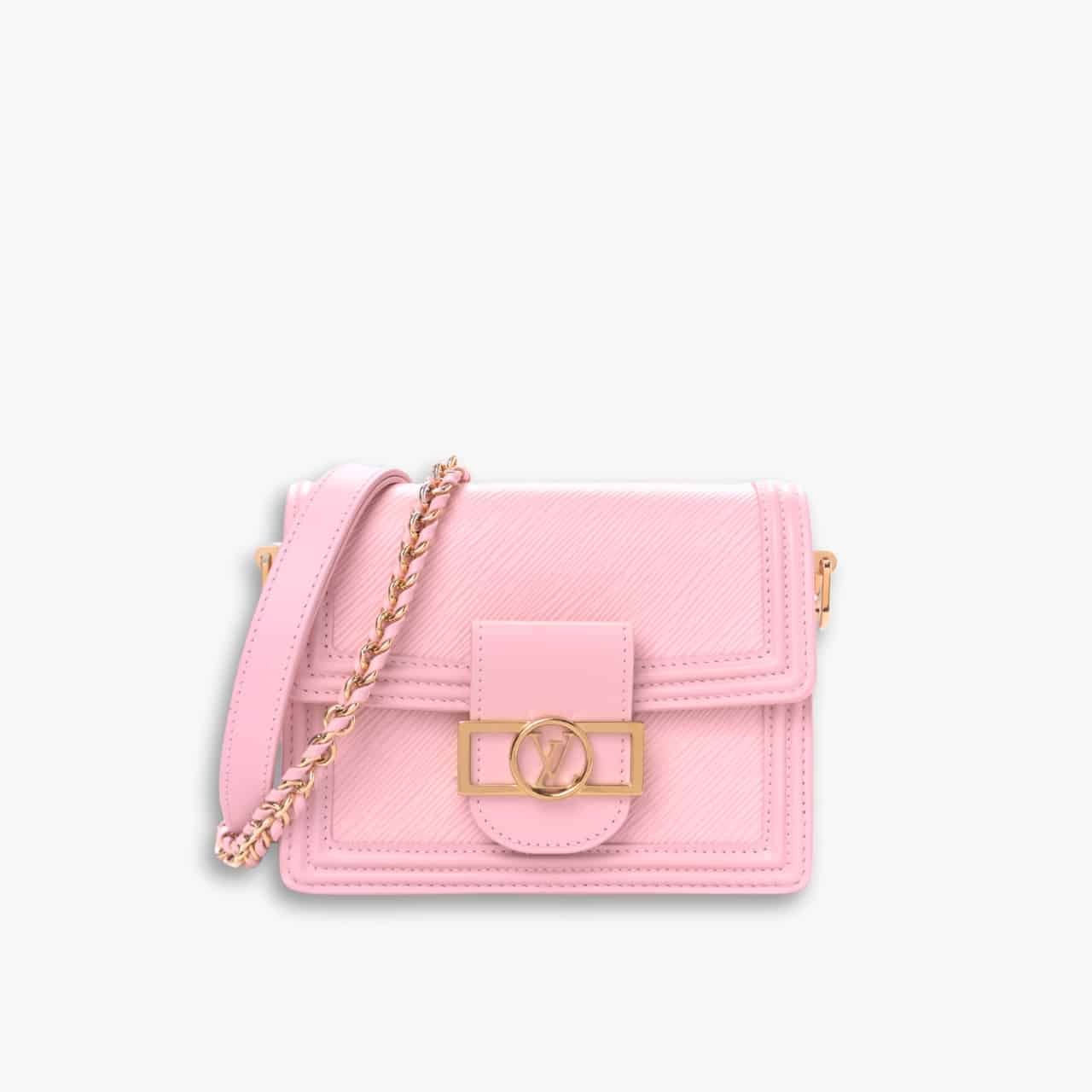 ELG_LVB1071 Louis Vuitton Epi Mini Dauphine Rose 20cm - Image 1