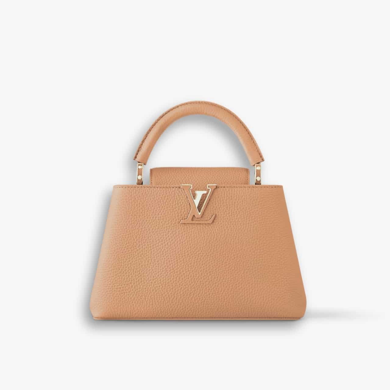 ELG_LVB1092 Louis Vuitton Capucines BB 27cm Dark Beige - Image 1