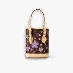 Louis Vuitton X Murakami Nano Bucket Sakura Brown 17cm M13417