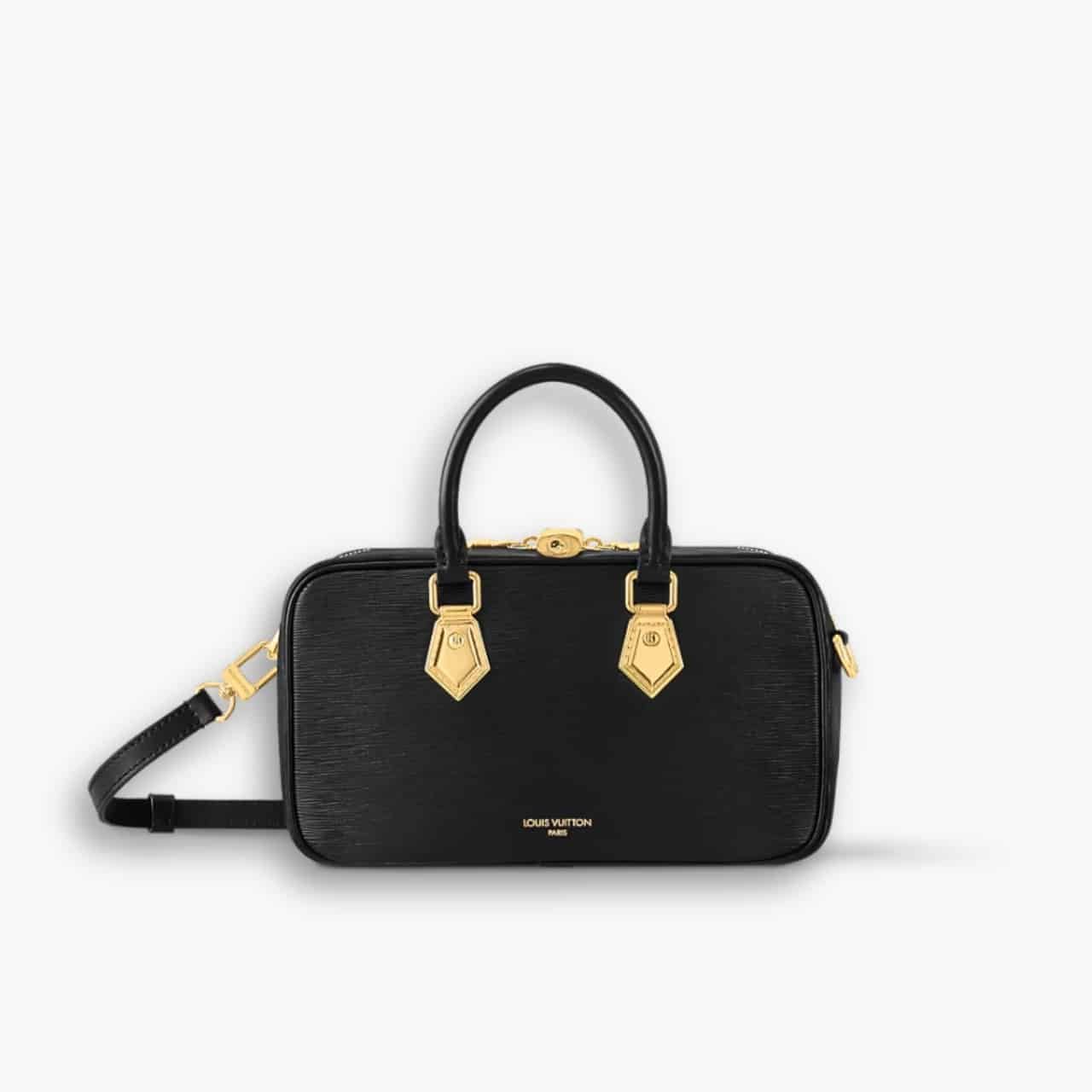 ELG_LVB1150-19 Louis Vuitton Bolsa Voltaire Black 25cm M12009 - Image 1