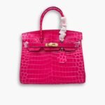 Hermes Birkin 30 Crocodile Dark Pink 30cm