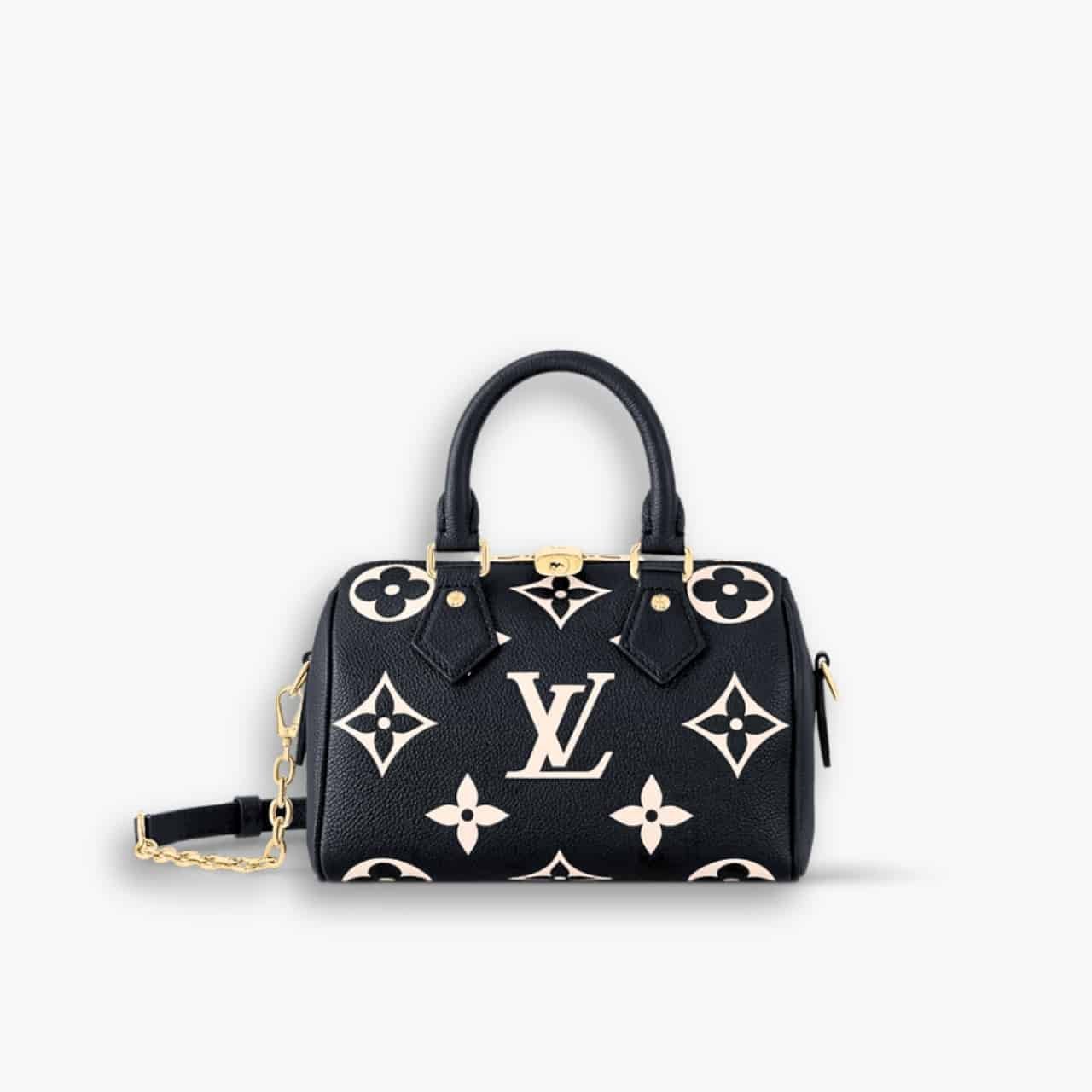 ELG_LVB1150-5-1-1 Louis Vuitton Speedy Bandoulière Black 20cm - Image 1