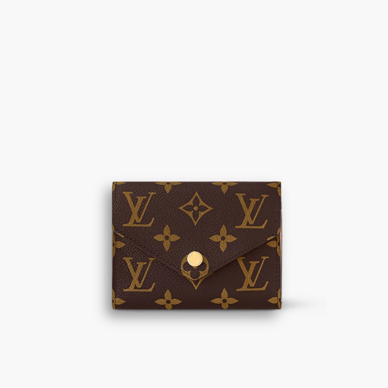 ELG_LVWL1025 Louis Vuitton Victorine Wallet Monogram Rose Pink 12cm M62360 - Image 1