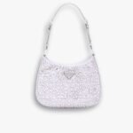 Prada Cleo With Crystals Light White 22Cm