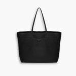 Prada Re Nylon And Saffiano Tote Bag Black 40Cm 1BG107 RV44 F0002 V YOX