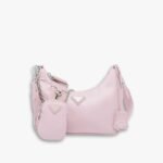 Prada Re Edition 2005 Re Nylon Bag Alabaster Pink 25Cm 1BH204 R064 F0E18 V V9L