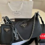 Prada Re Edition 2005 Re Nylon Bag Black 26cm - Image 2