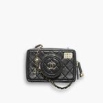 Chanel Camera Bag Leather Black 18cm AS4817 B16255 94305