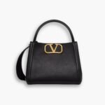 Valentino Garavani Alltime Leather Black 26Cm