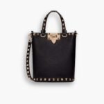 Valentino Rockstud Crossbody Pouch Black 19cm