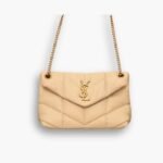 Saint Laurent Puffer Small Beige 28cm 5774761EL072721