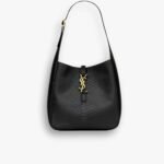 Saint Laurent Le 5 À 7 Supple Large Black Python 27cm