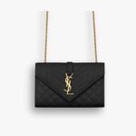 Saint Laurent Envelope Small Black 21Cm