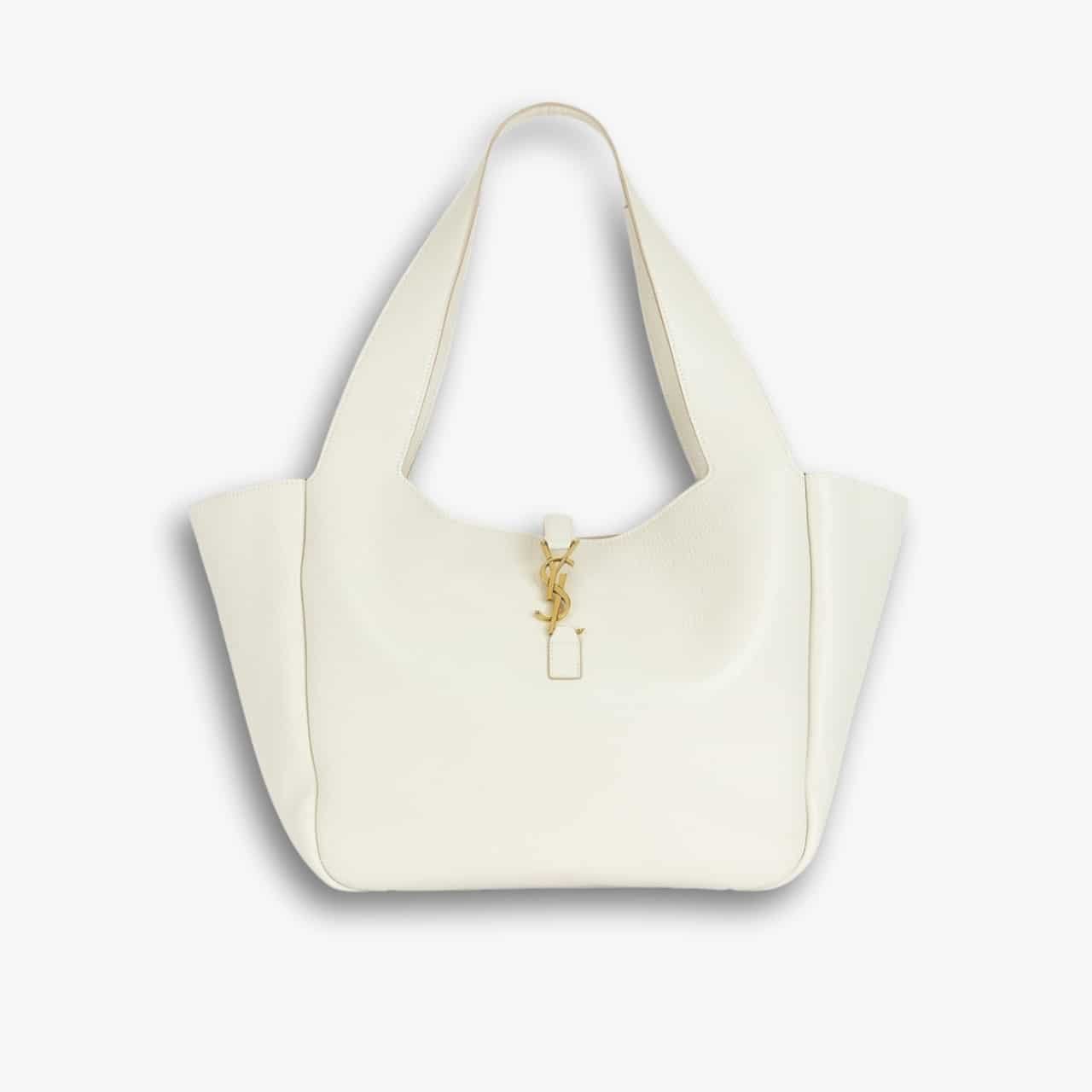 ELG_YSLB1130 Saint Laurent Le 5 à 7 Bea Bag White 50cm 763435AADDG - Image 1