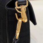 Fendi Baguette Canvas Bag Black 28cm 8BR600AMCDF1CFJ - Image 3