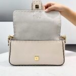 Fendi Baguette Bag White 27cm 8BR600AH95F0VWM - Image 5